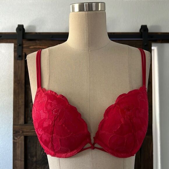 Vintage Victorias Secret Pink bra Sz-34B - Picture 1 of 9